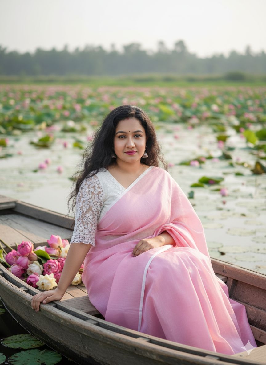 Boat Lotus Girl