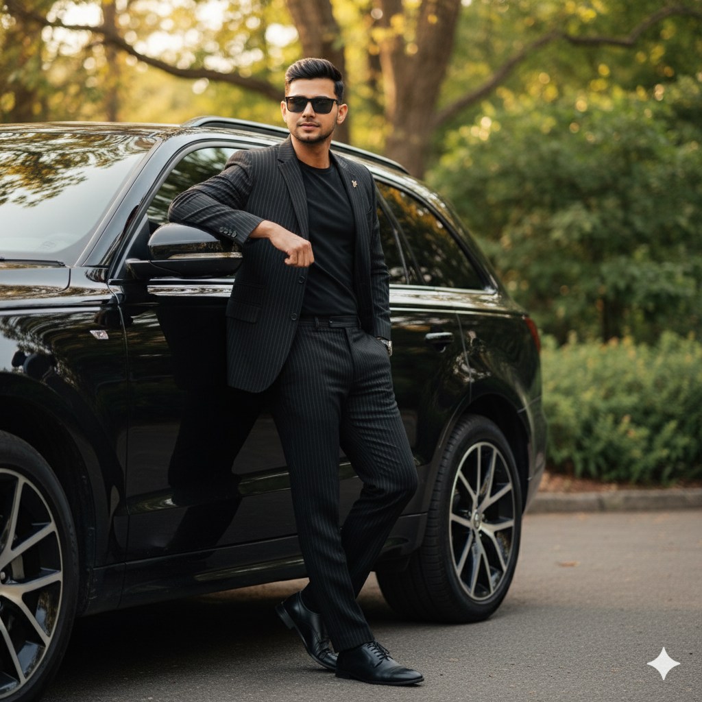 Man in Black Suit