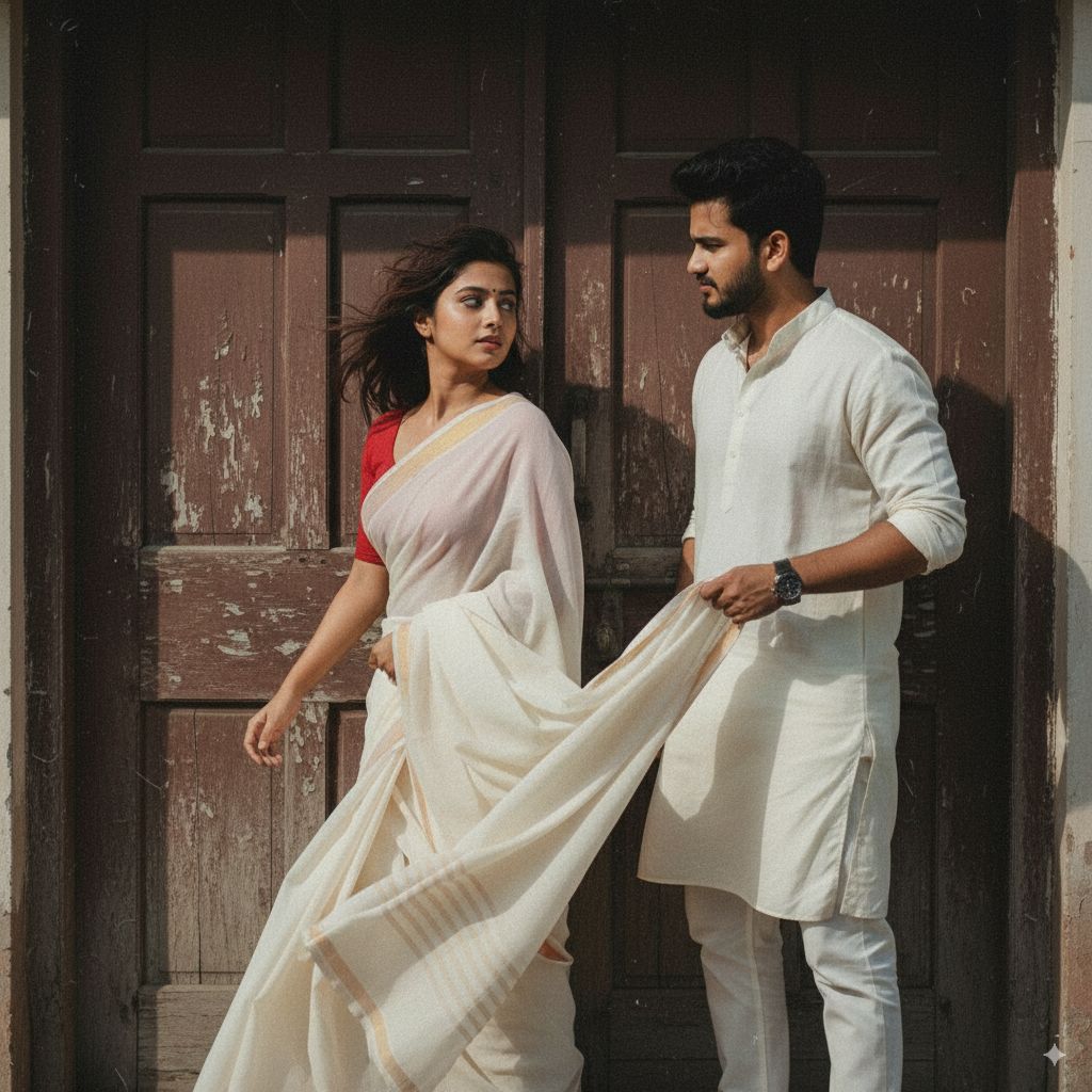 Vintage Saree Girl